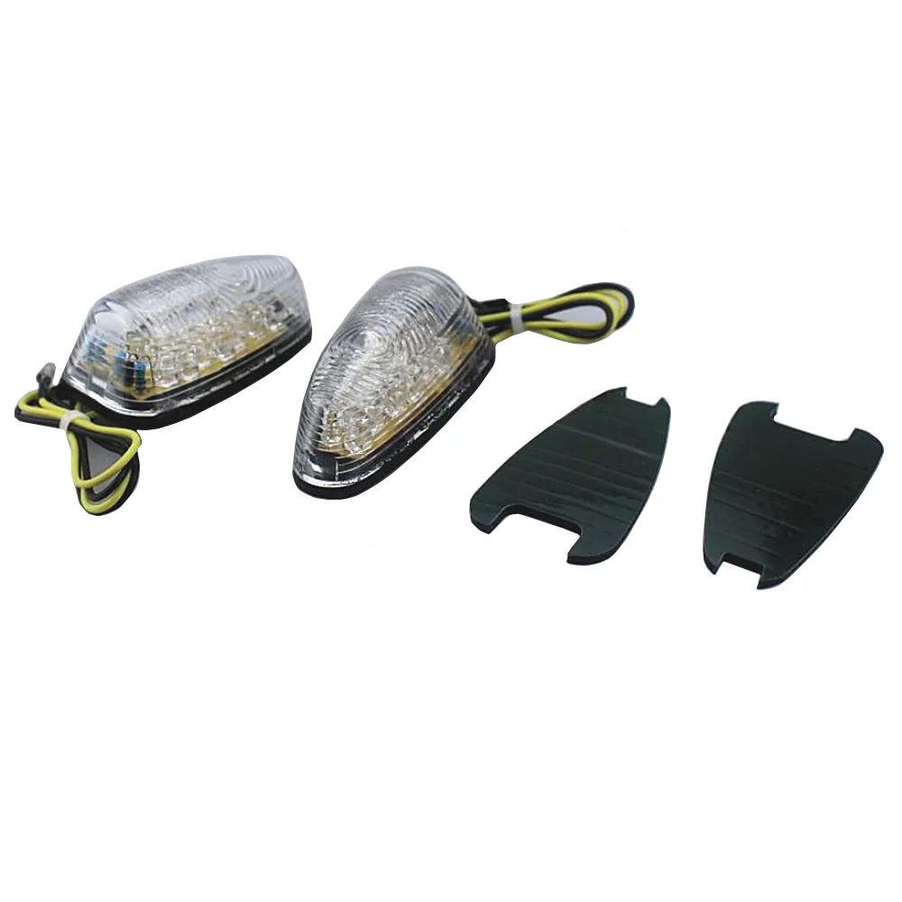 

2pcs Motorcycle Flush Mount LED Turn Signals Indicator Blinker Light For Honda Suzuki Kawasaki Yamaha Cafe Racer Old School
