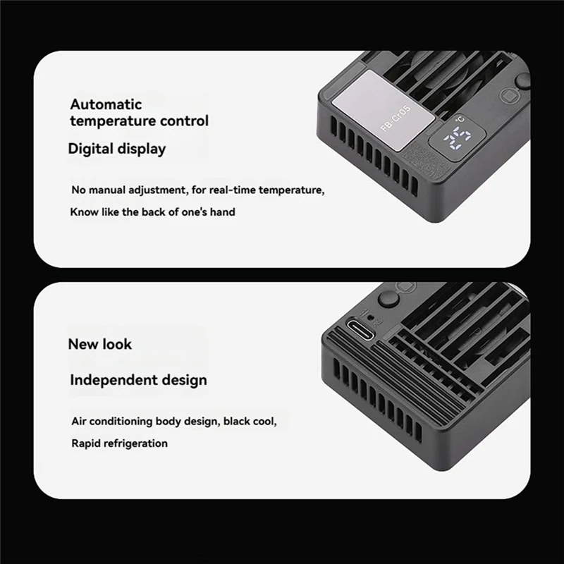 FB-CR05 카메라 냉각 시스템 방열판 냉각 팬 ( 캐논 후지필름 ZV-E1 A7M4 A6700 A72C R8 R7 R6 XT4 용)