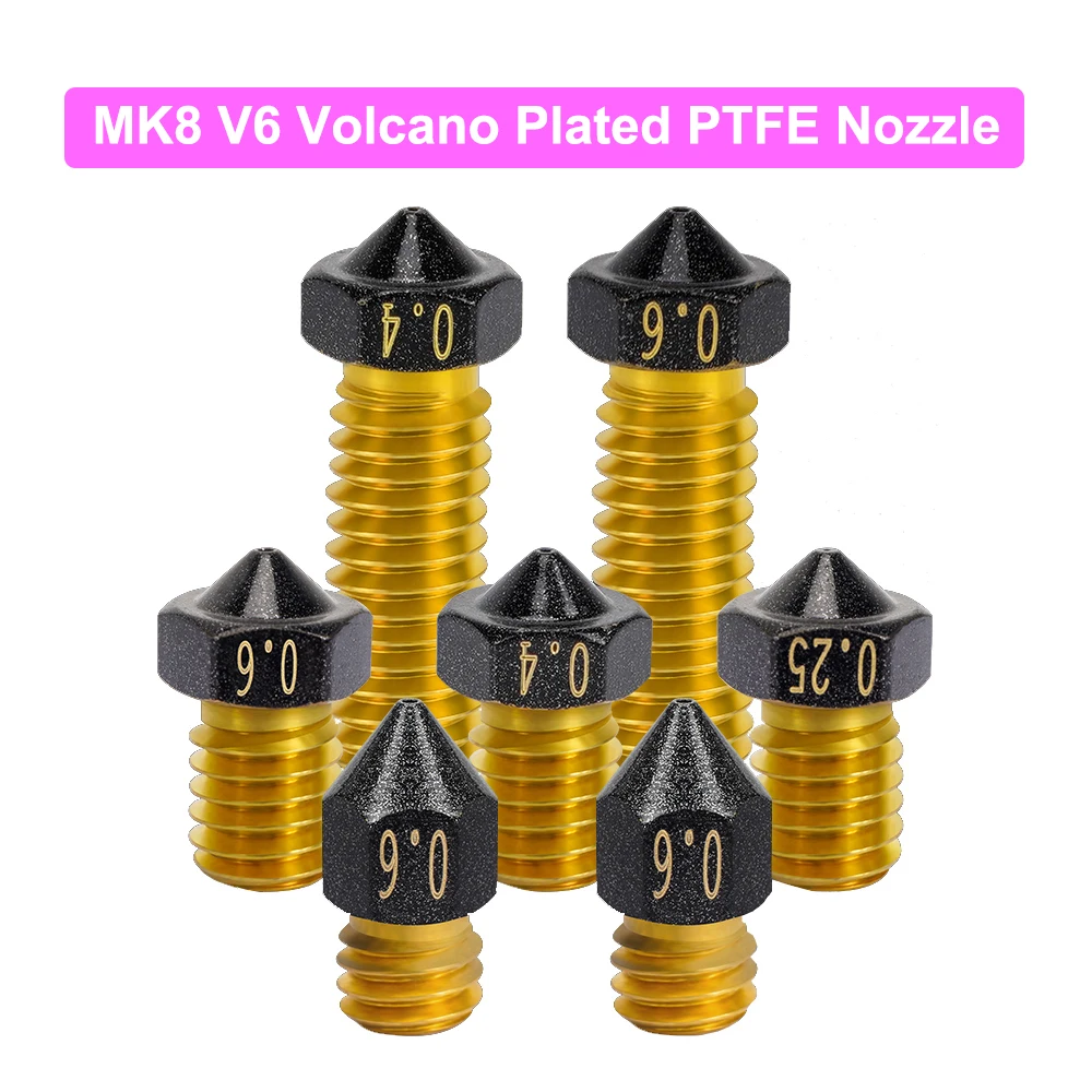 

2 шт., детали для 3D-принтера, E3D V6, PTFE