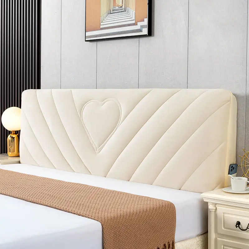 Super Soft Bedhead Backrest Protector Cover Thick All-inclusive Quilted Bed Heeadboard Dustproof Cover Luxury Slipcover for Beds