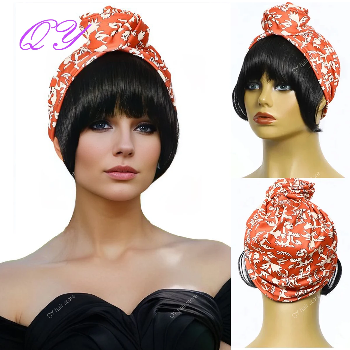 Ombré Handmade Turban Headband S05d7f1741d0743c9919a8ddf773d4  main image 2