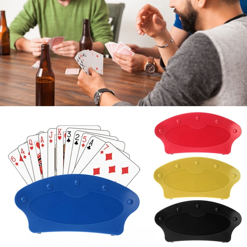 Plastic Hands-Free Playing Card Holder Board Game for Seat Lazy Base playing card holder
