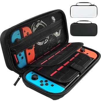 Storage Bag For Nintendo Switch Console Carrying Case For Switch OLED with 20 Games Cartridges Protective Hard Shell Storage Bag 1