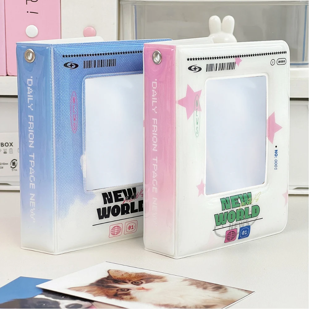 

3 дюймовый квадратный полый фотоальбом с пряжкой Женская коллекция книга печать держатель для фотокарт