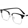 Photochromic Half Frame Flat Glasses Anti Blue Light Glasses for Men Computer Glasses  & Accessories 5