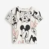 1-7Years Disney Summer Mickey Short Sleeve Tee Children Cotton Cartoon Top Toddler Boys Girl Clothing 6