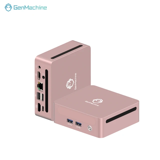 GenMachine Ryzen PRO 6800H MINI PC Windows 11 8C/16T 3.2Ghz LPDDR5 6400Mhz 24G RAM 256G ROM WIFI6 BT5.2 bricolage ordinateur de jeu 5