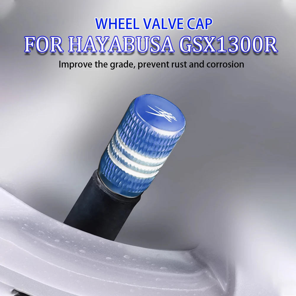 

Motorcycle Tire Valve Cover Aluminum Alloy Hayabusa GSX1300R Accessories for SUZUKI GSX 1300 R GSX 1300R GSXR1300 Hayabusa 2023