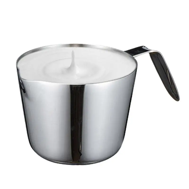 

Milk Frothing Pitcher 25oz Stainless Steel Milk Steamer Cup Coffee Bar Espresso Machine Accessories Cappuccino Barista Tools