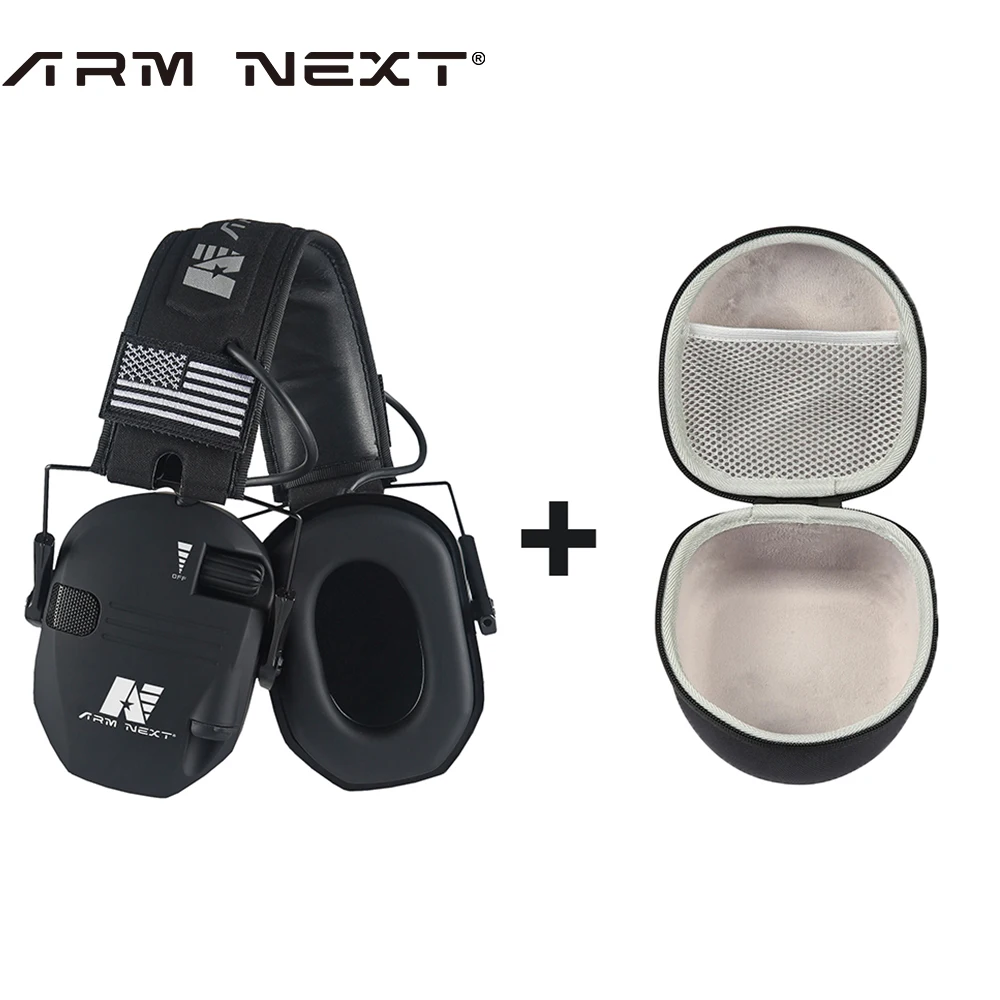 

Shooting Earmuffs Outdoor Sport Electronic Earmuff Shooting Protective Headset Foldable Headset Protective Case for Earmuff