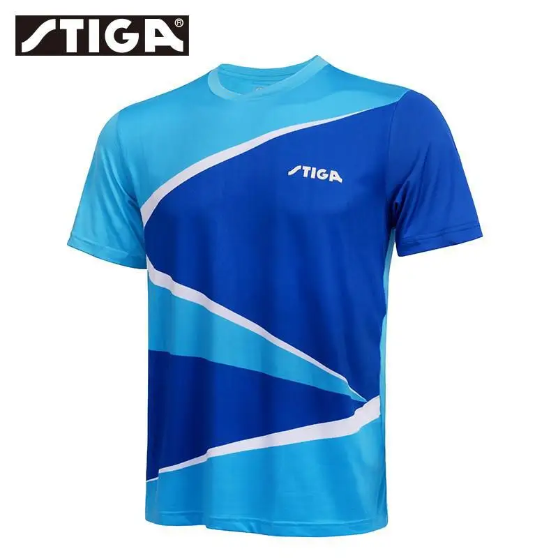 STIGA Table Tennis Jersey Competition Training Men's And Women's Short Sleeved Breathable Quick Drying