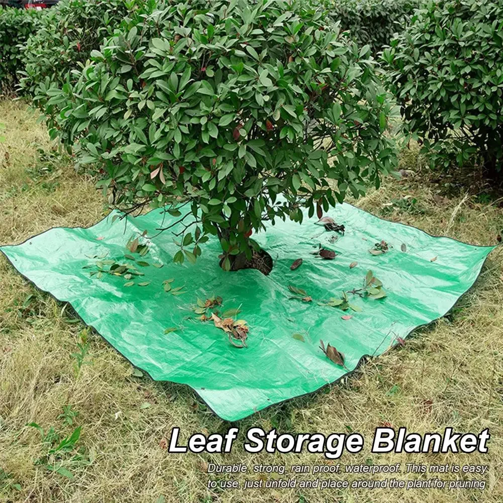 

Landscape Tarp Garden Tree Pruning with Corner Buckles Waterproof Easy Clean Storage Park Gardening Tools