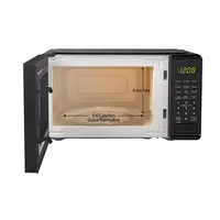 0.7 cu. ft. Countertop Microwave Oven, 700 Watts, Black, New, LED Display, Kitchen Timer, Household Tabletop Microwave Oven 2