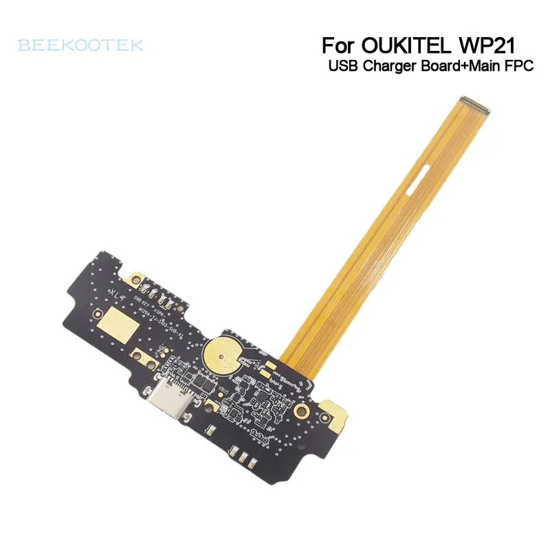 Original Oukitel Wp21 Usb Placa Base de Carga Carregamento Doca Porto Placa com Placa-mãe Principal Fpc Peças para Oukitel Wp21 Telefone Novo