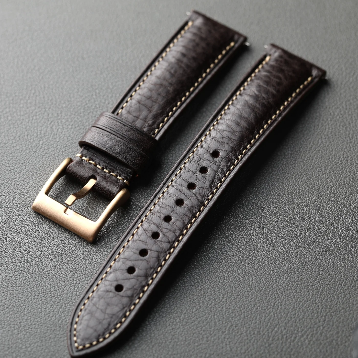 Luxurious Handmade Italian Cowhide Leather Watch Strap - Premium Quality