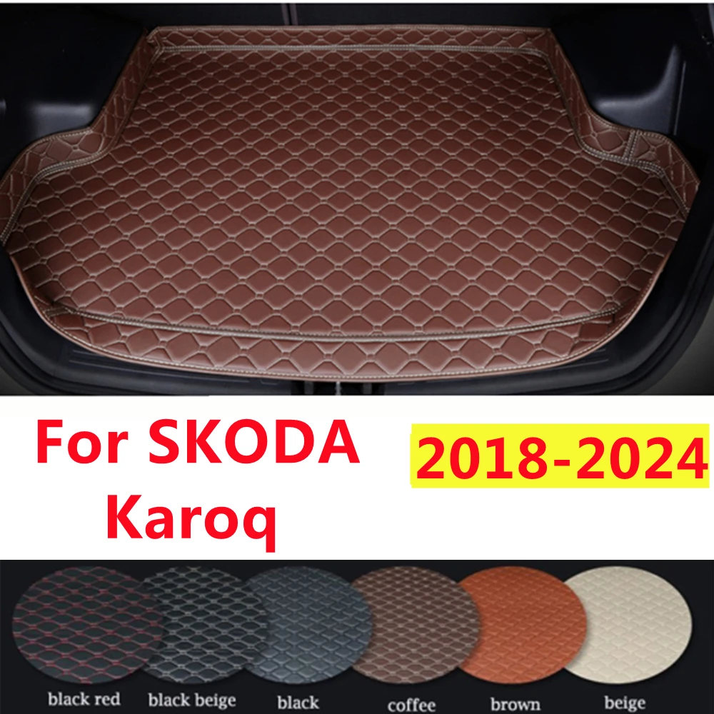 

Автомобильный коврик для багажника, подходит для SKODA Karoq 2024 2023-2018