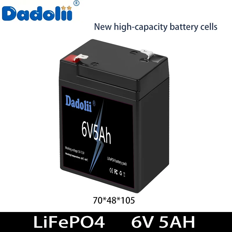 Batterie RC 6V 5/8/12Ah pour voiture enfant, chargeur inclus