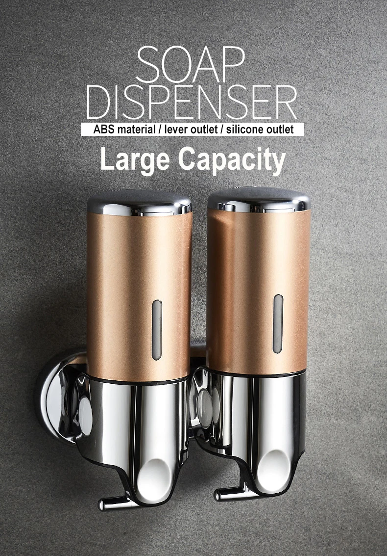 Description Picture 2 of itemManual Liquid Soap Dispensers 500ML Shower Gel Washing Lotion Hand Sanitizer Container for Home Kitchen Bathroom Accessories