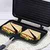 Gas Non-Stick Sandwich Maker Sandwich Maker Aluminium Alloy Bread Toast Breakfast Machine Pancake Baking Barbecue Oven Mold 4