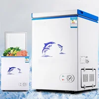 43L Freezer Refrigerator Mini Fridge Vertical Commercial Home Use Mixed Deep Freezer Cabinet Congelador Container 220V/50Hz 1