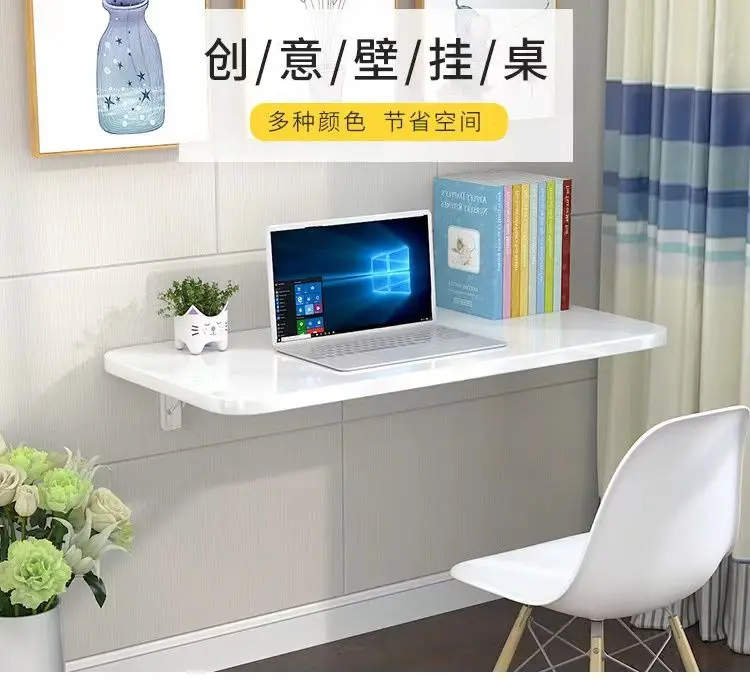 Description Picture 3 of itemFolding Computer Desk Laptop Table Against The Wall Kitchen Table Multifunctional Desk For Office Home