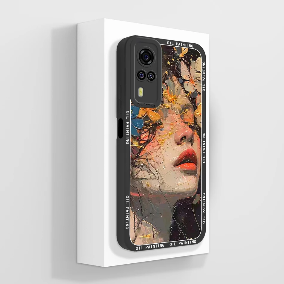 Creative High-Quality Liquid Silicone Anti-Drop Phone Case