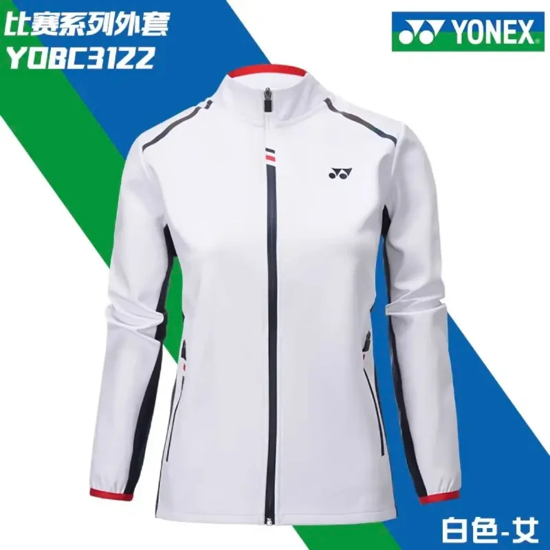 Badminton Uniforms YONEX Badminton Tops Men Women Long Sleeved Sports Shirt Training Competition Loose Coat