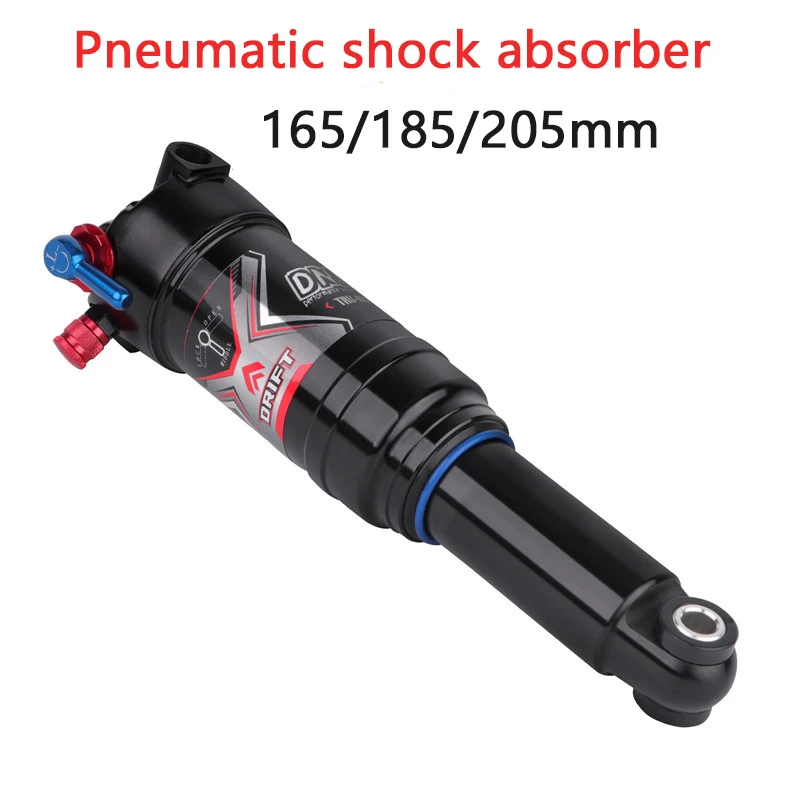 

MTB Shock Absorber Air Pressure Damper 165/185/205mm Aluminum Alloy Mountain Bike Suspension Pressure Adjustment Mtb Bike Part