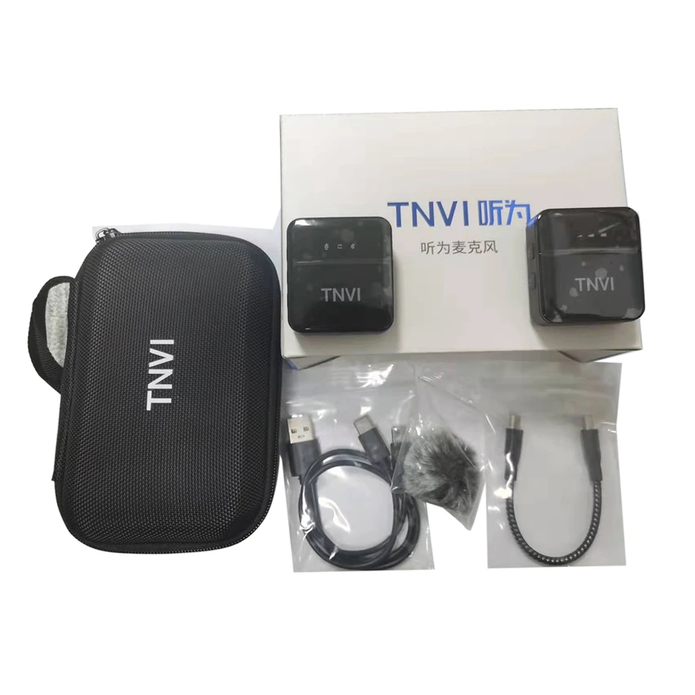 Tanio TNVI przenośny bezprzewodowy System mikrofonowy Lavalier wywiad