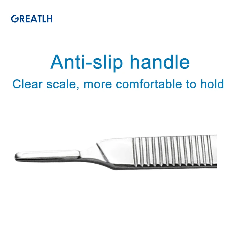 Veterinary Surgical Instruments Scalpel Handle Knife Handle Stainless Steel 3# 4#