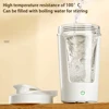 450ml Electric Automatic Mixing Cup Portable Whey Protein Shaker Bottle USD Rechargeable Fully Automatic Stirring Cup For Home 4