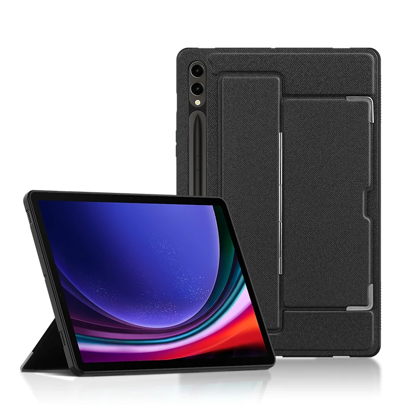 Suporte Capa Shell para Samsung Galaxy Tab Cases Traseiros Kickstand s9 Plus 124 Sm-x810 Sm-x816b Sm-x818u 124 - Imagem 6