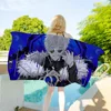 1PC Gojou Satoru Jujutsu Kaisen Anime Towel Microfiber Beach Towel Quick Dry Kids Beach Blanket Soft Unisex Camping Pool Towel 2