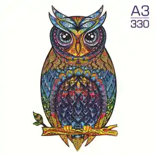 

2022 Creative Animal Wooden Puzzles Horse Owl Wooden Jigsaw Puzzle for Adults Wood Jigsaw Puzzl Educational Toys For Kids Adults