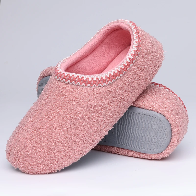 Pantofole Donna Shevalues A Forma Di Volpe, Rosa, Suola Impermeabile, Morbide - 6