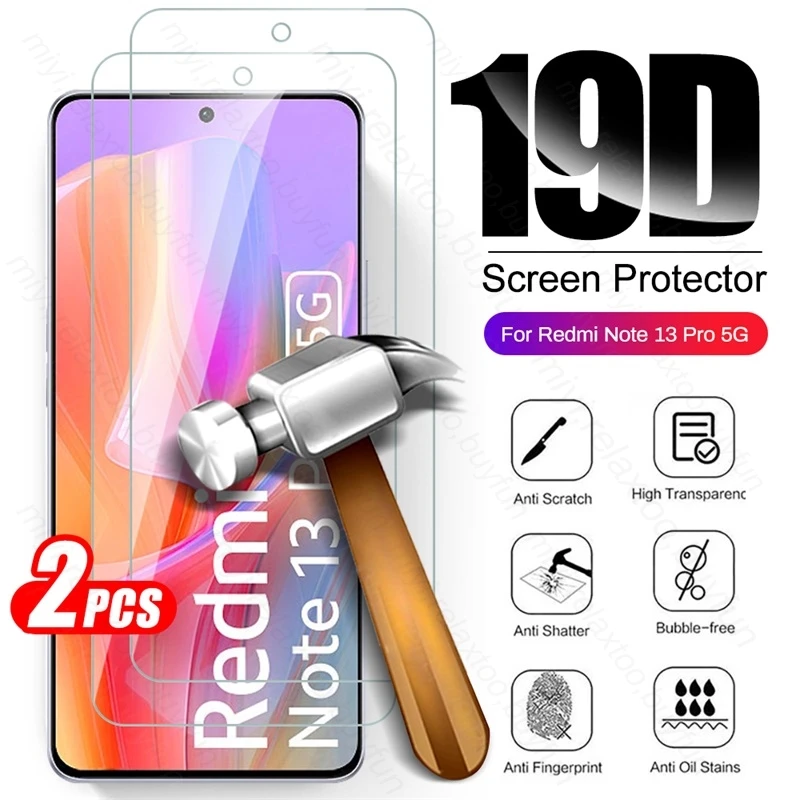 

Защитное стекло 9H для Xiaomi Redmi Note 13 Pro, 2 шт.