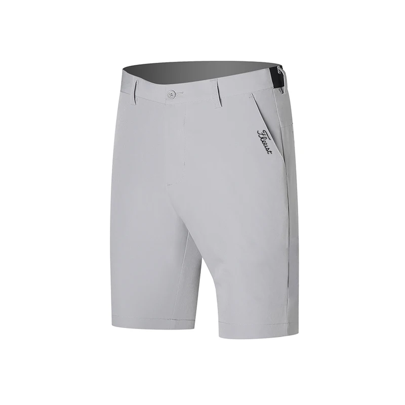 Men Golf Trousers Summer Solid Color Fashion Casual Comfortable Golf Wear Quick-Drying Breathable Shorts