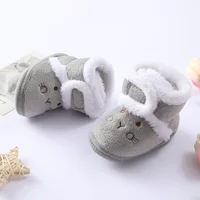 Snow Boots Baby Toddler Soft Sole Plus Velvet Warm Newborn First Walkers Infant Comfortable Walking Shoes 3
