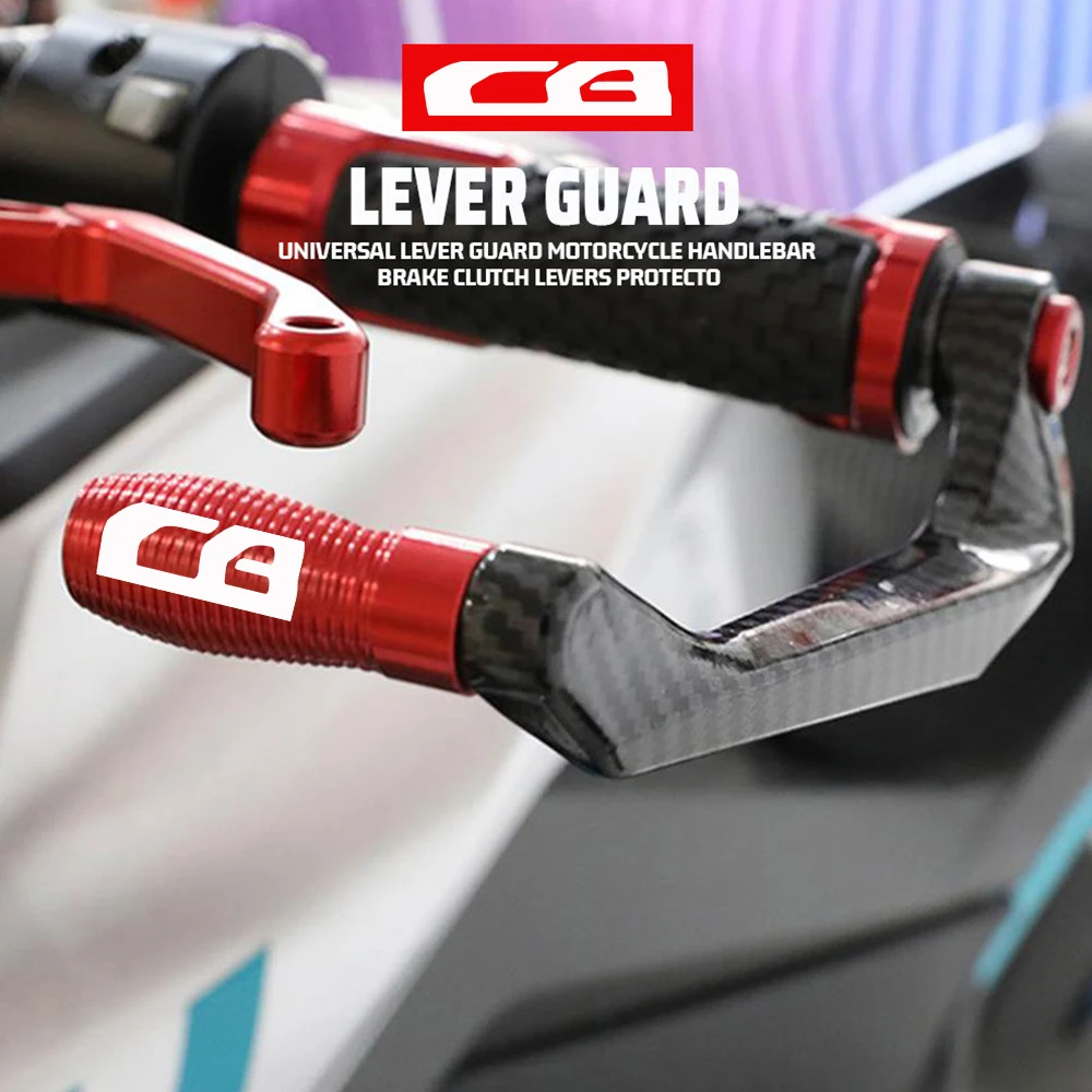 Motorcycle Handlebar Brake Clutch Levers Protector Guard Handle Bar