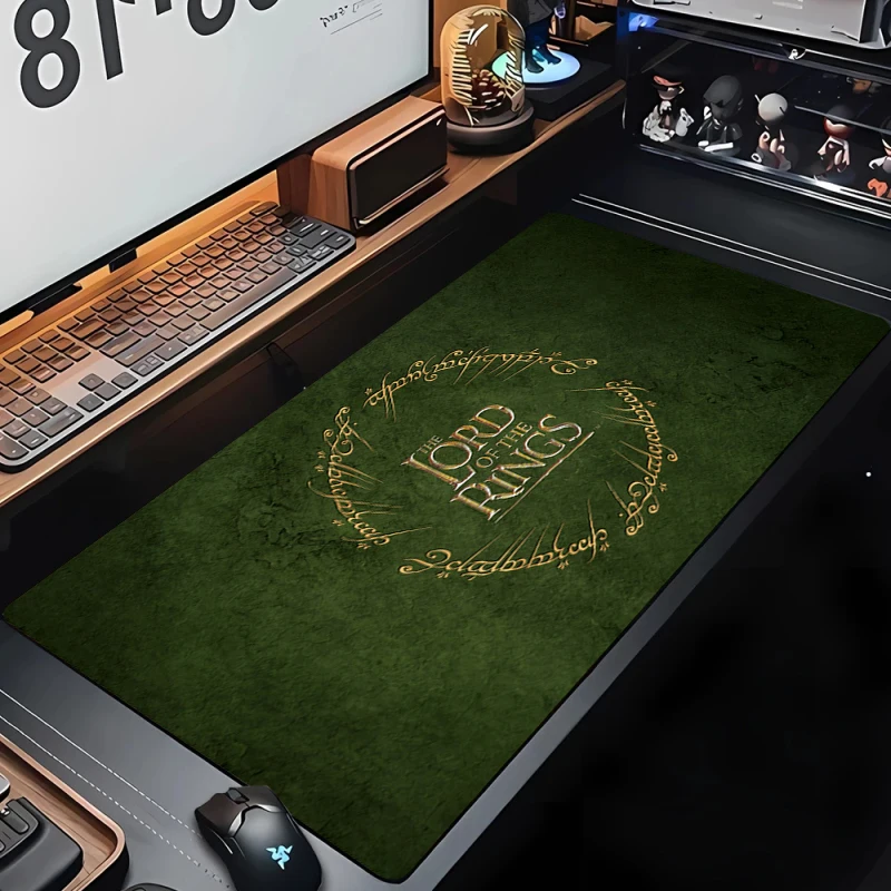 R-anéis Grande Jogo Mousepad Mouse Pad Tapete de Teclado pc Kawaii Jogos de Gabinete Computador Mesas Escritório Acessórios de Jogos xl - Imagem 6