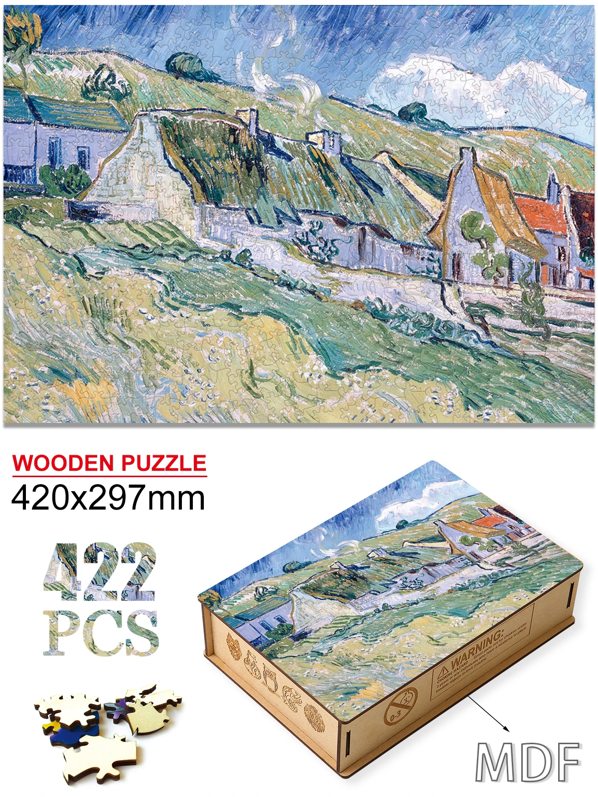 Especial Forma Irregular De Madeira Van Gogh Pintura Puzzles, Jogos de  Puzzle Paisagem para Adultos e Crianças, Presentes Populares, Qualidade  Superior - AliExpress