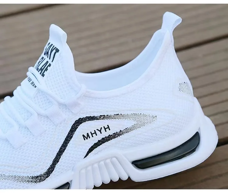 Sneakers for Men's Summer Sports Shoes Comfortable and Breathable Small White Shoes Flying Woven Casual casual shoes,sports shoes,casual sneakers,running sneakers,fashion sneakers