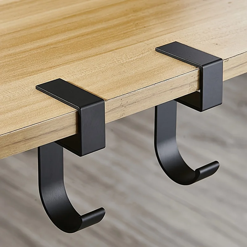 5-Shaped Bag Holder For Deskside, Table Side Hanger Bag Hook, Non-Sticky Removable Hook, Detachable And Mobile Hook