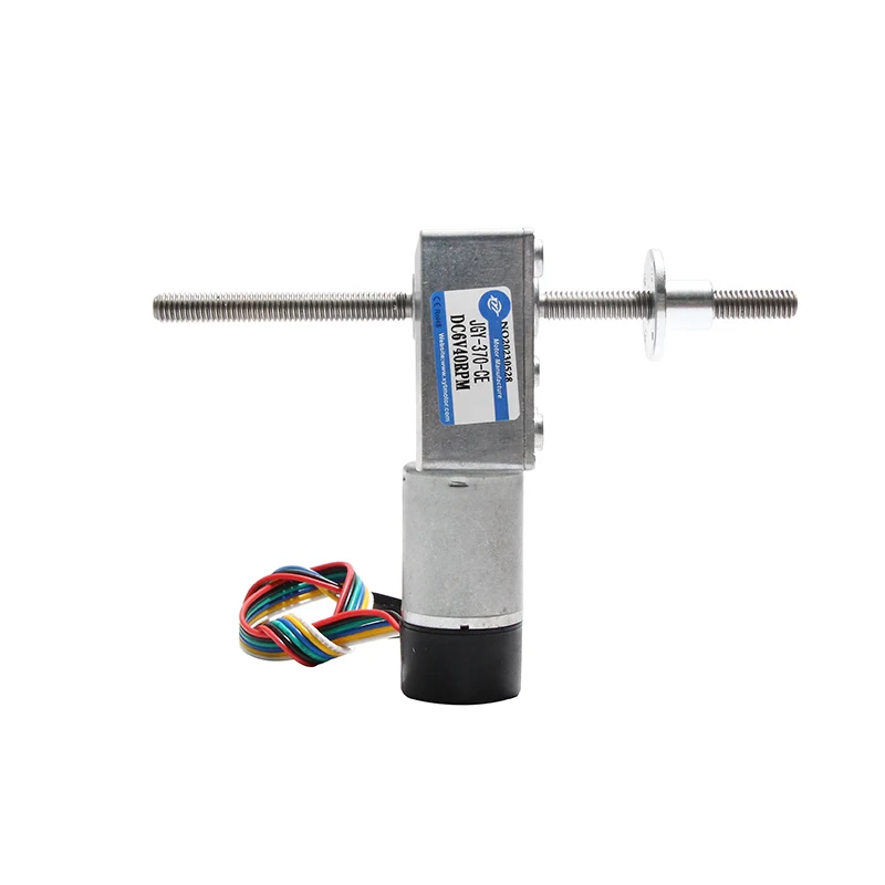 

JGY-370 микро редукторный двигатель постоянного тока, самоблокирующийся редукторный регулятор скорости, двухвальный винт 12 В/24 В