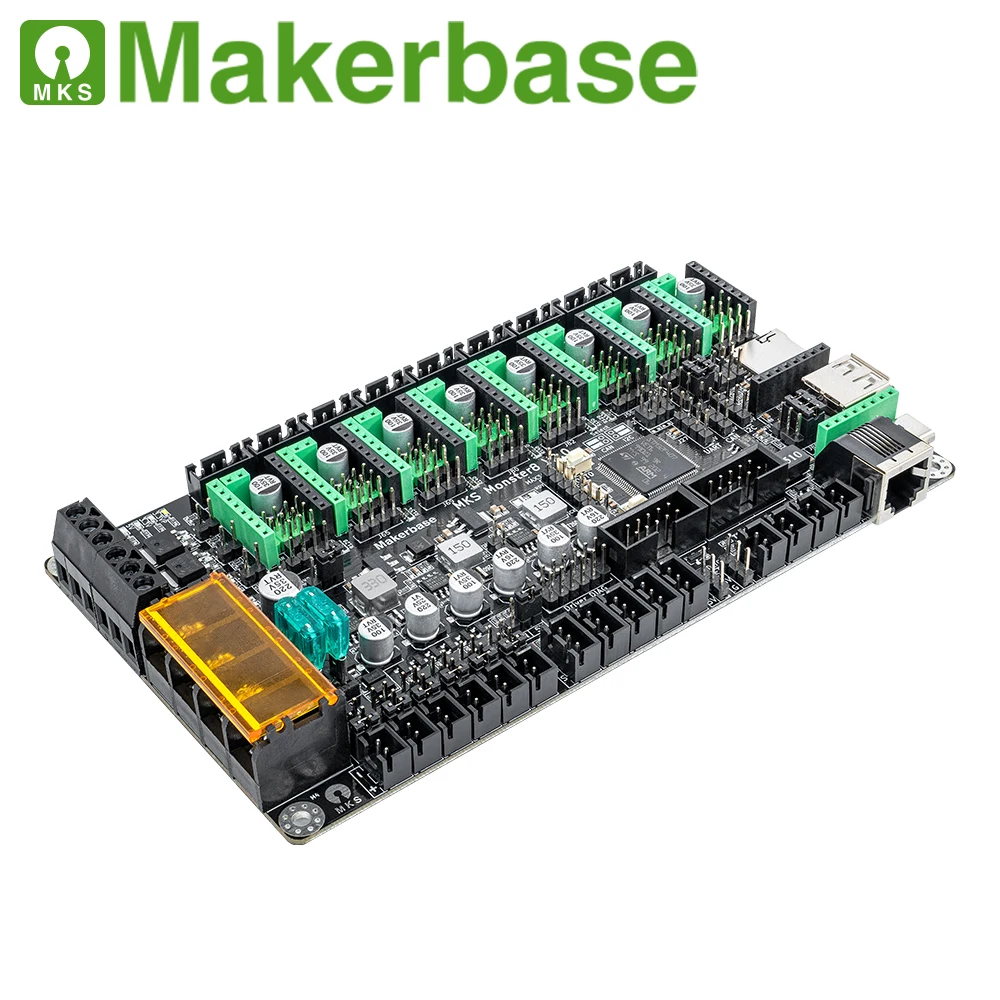 Makerbase-mks Monster8 v2 Cartão de Controle 3d Peças da Impressora Tmc2209 para Voron vs Polvo Aranha 32bit - Imagem 6