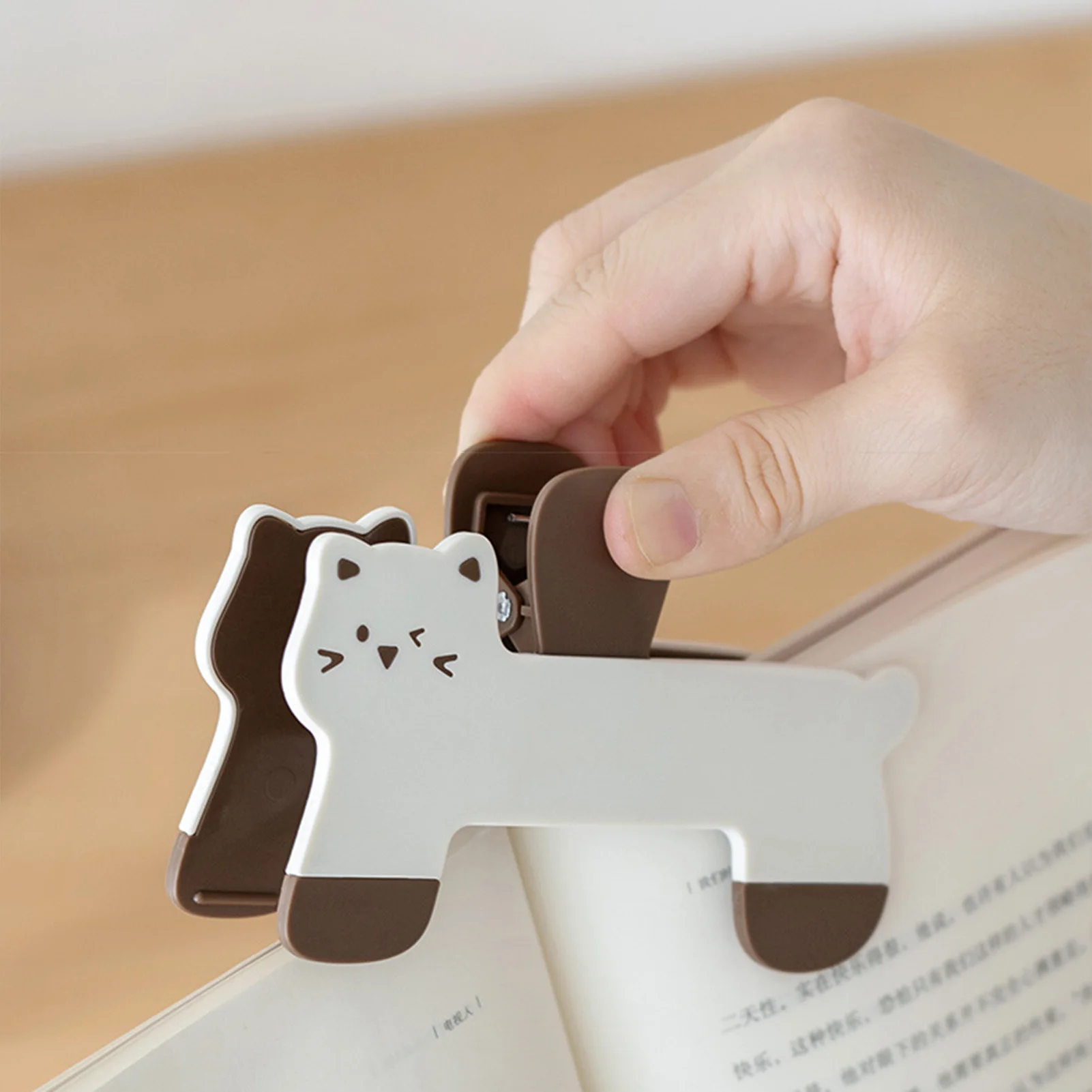 Studenten-Katzenbuchständer, funktionelle, langlebige Katzenbuchstütze für Buchliebhaber und Studenten – Detail 5