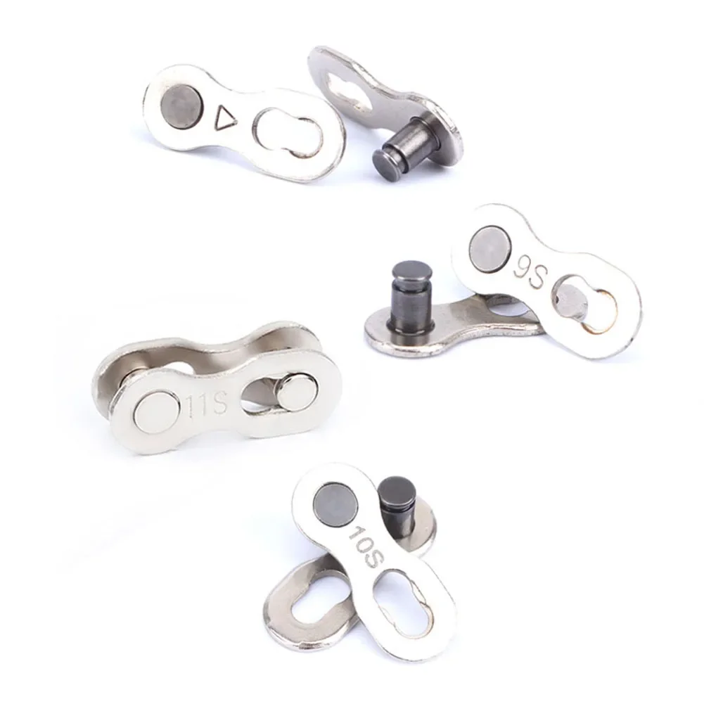 5 Set MTB Road Bike Chain Link Connector Lock Set 6/7/8/9/10/11/12 Speed Steel Bicycle Chain Joint Magic Buckles