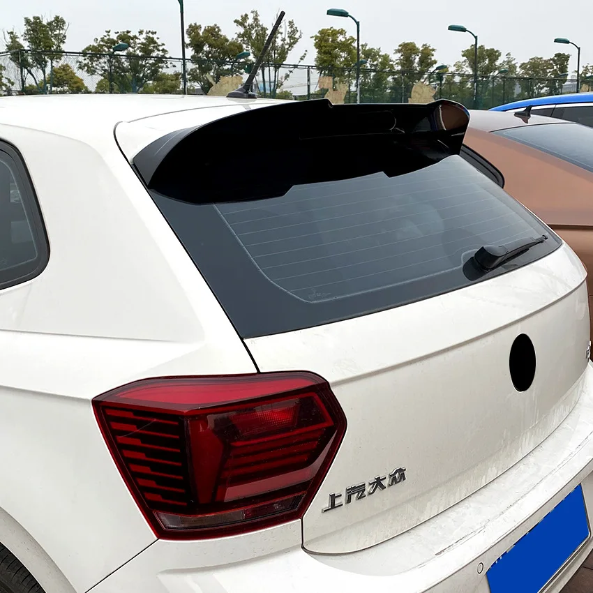 Per Vw Polo Mk6 Polo 2019 + Gti Spoiler Coda Ala Superiore Modifica Decorazione Esterna