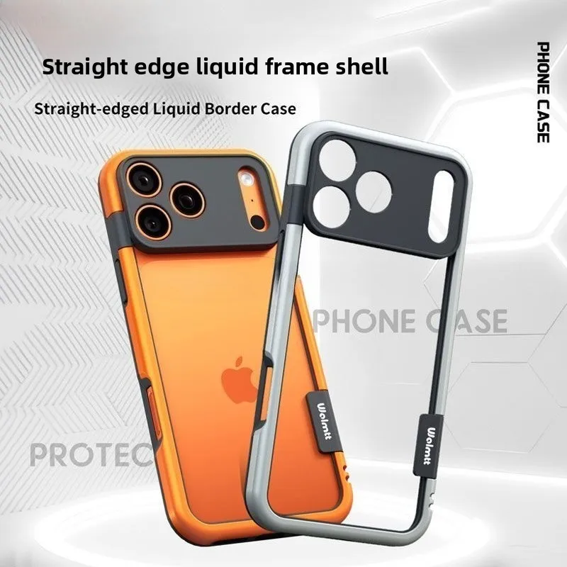 Vibrant Silicone Bumper Frame Phone Case with Lens Protection - Shockproof Cover