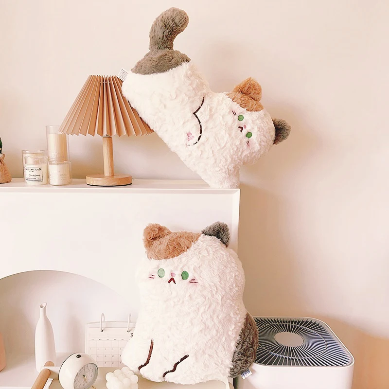 Kawaii Therapy Soft Animal Cat Doll Pillow Collection